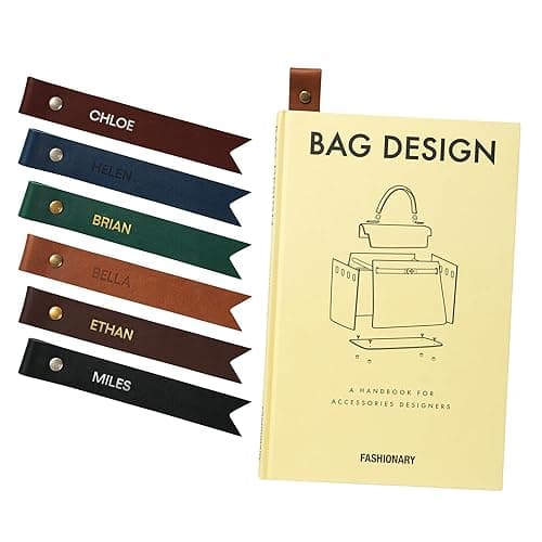 Northwind Personalized Leather Bookmark with Pen Holder 1