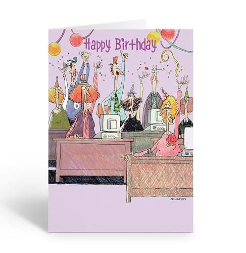 Stonehouse Collection Funny Office Birthday Card â Single Card 1