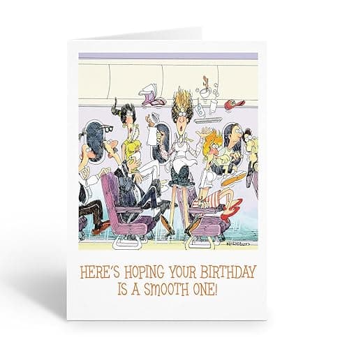 Stonehouse Collection Airplane Birthday Card – Vintage Pilot “Smooth One” Airline Theme 1