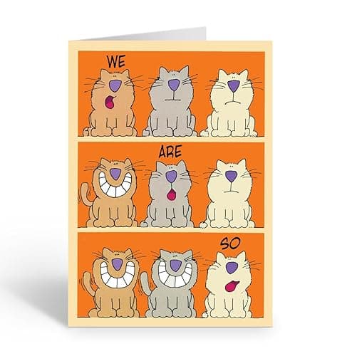 Stonehouse Collection Funny Friendship Greeting Card â âProud of Youâ AnyâOccasion Card 1